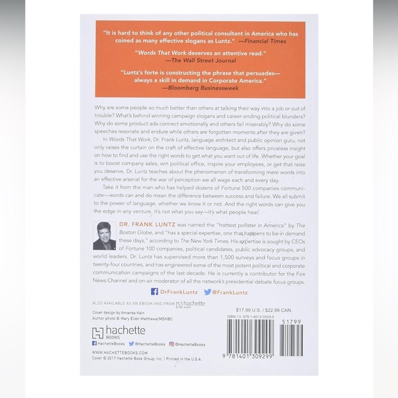 Book: NYT Bestseller Words That Work by Dr. Frank Luntz (Paperback) - Picture 2 of 7